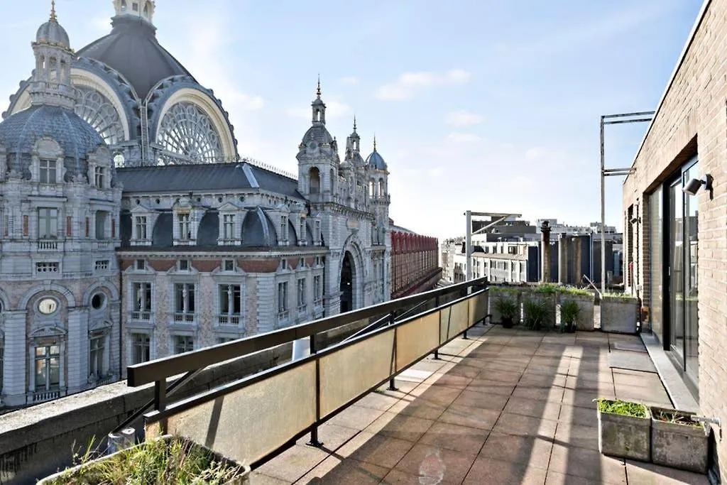 אנטוורפן City Penthouse, Rooftop Terrace, Free Netflix, Wifi And Airco